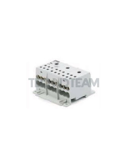 Distribution block 3poles 3x[IN:1x(35mm2) OUT:6x(16mm2)] Al