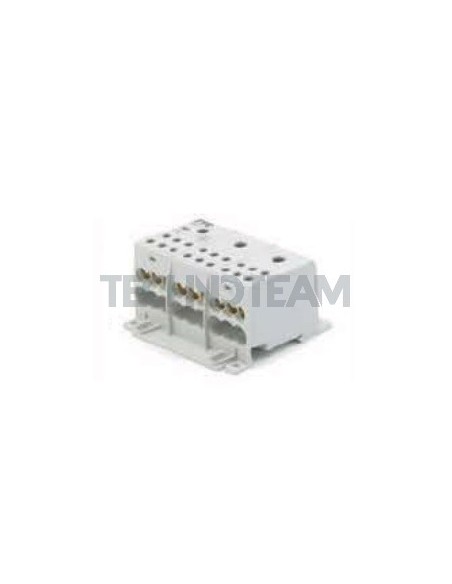 Distribution block 3poles 3x[IN:1x(70mm2) OUT:6x(16mm2)] Al