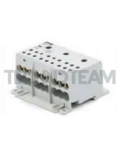 Blocco di distribuz.3poli 3x[IN:1x(35mm2) OUT:6x(16mm2)] Al