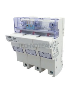 Fuse holder22x58 690V IEC/750V UL 3p switch(fusing+presence)