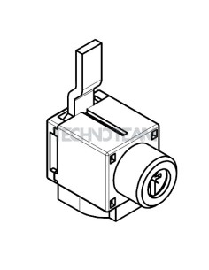 Terminale di connessione isolato pin per barre 90°cavo 50mm2