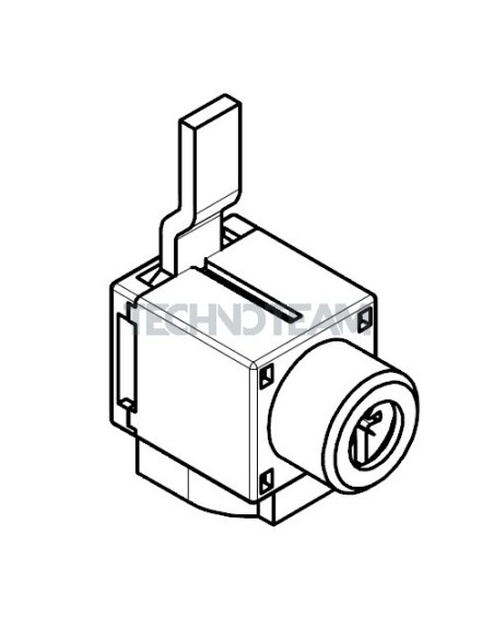 Feeder pin conn. isolated for busbar 90° bended cable 50mm2