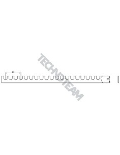 Barra forcella 1polo non isolata 9mm 824