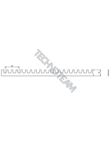Busbar fork 1pole not isolated 9mm 826