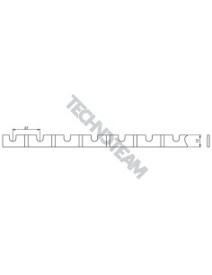 Barra forcella 1polo isolata 27mm 830