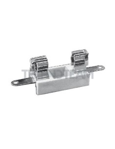 Base portafusibile 5x20 aperta con terminali