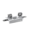 Base portafusibile 5x20 aperta con terminali