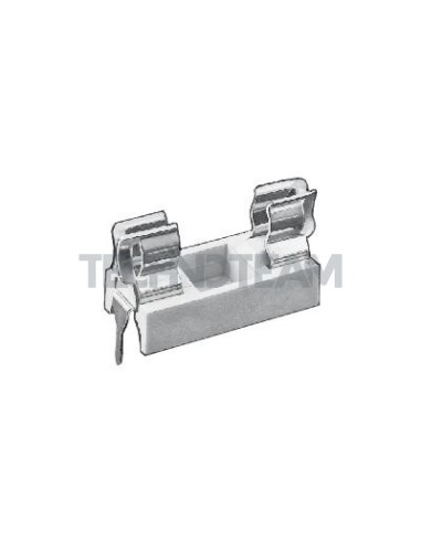 Base portafusibile 5x20 aperta per PCB