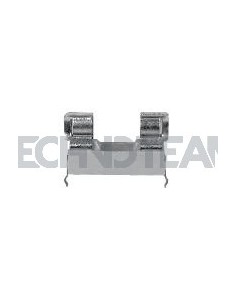 Base portafusibile 5x20 aperta per PCB con pin curvi