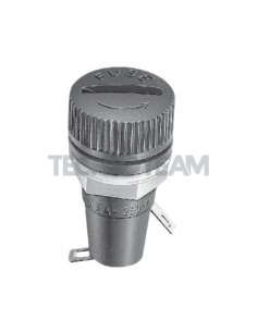 Base portafusibile 5x20 a vite da pannello
