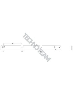 Busbar fork 1pole isolated 54mm 3538