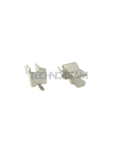 Clip for cylindrical fuses diameter 6,3mm 10A distance 7,6mm