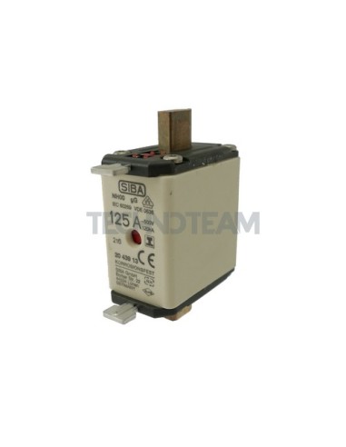 Fuse NH00 gG 500V insulated cover double indicator 16A