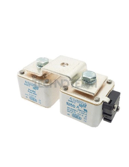 Fuse 2x SQB2 screw M10 aR 690V lateral switch adapter 1250A