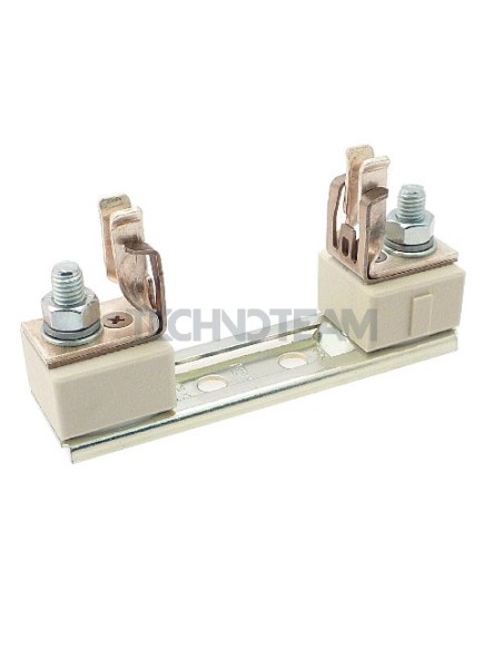 Base portafusibile metallo/ceramica NH00 160A 1polo