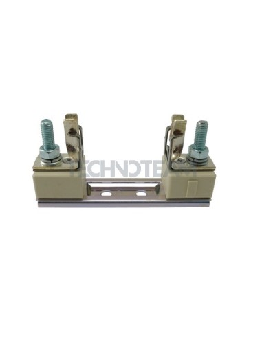 Fuse holder metal/ceramic NH00 160A 1pole screws M8x30mm