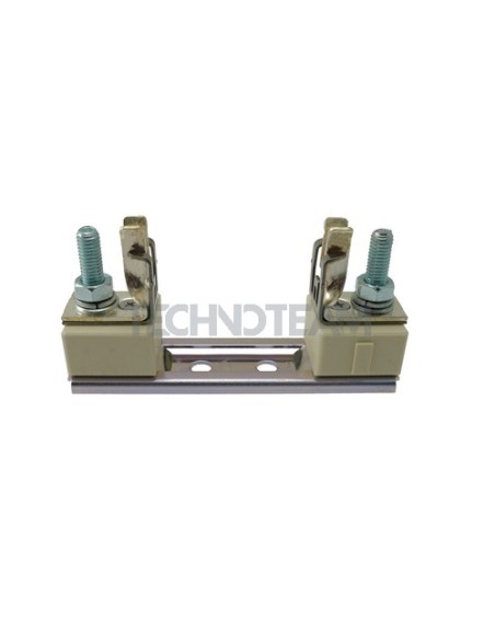 Base portafusibile metallo/ceramica NH00 160A 1P vitiM8x30mm