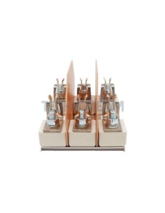 Fuse holder metal/ceramic NH00 160A 3poles + separators 2