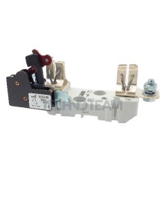 Fuse holder polyester NH1 1P with microswitch DIN rail/screw