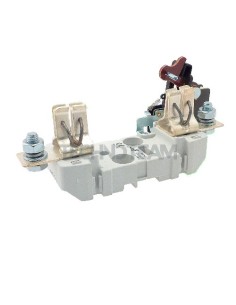 Base poliestere NH1 1polo+micro fissaggio guida DIN o a vite 2