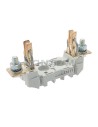 Base poliestere ST NH00 1polo fiss. su guida DIN o a vite