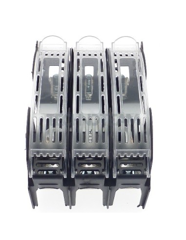 Fuse base NH00 3P IP20 fix. DINrail/screw - conn. screw
