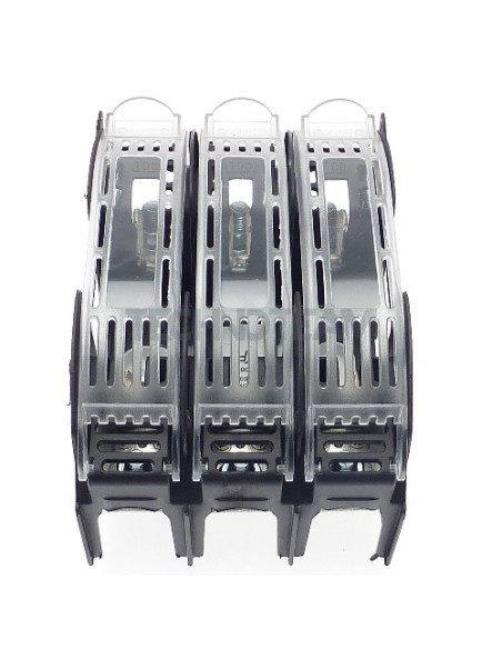 Base NH00 3P IP20 fiss. guida DIN/vite - conn. vite