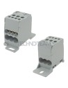 Blocco di distr.1polo IN:3x(2,5-25mm2) OUT:4x(2,5-6mm2)) Cu