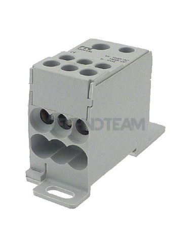 Distrub.block 1pole IN:1x(35mm2)1x(16mm2) OUT:6x(16mm2) Al