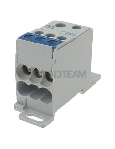 Distrub.block 1pole IN:1x(35mm2)1x(16mm2) OUT:6x(16mm2)blu 2