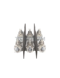 Base NH1 800VAC / 750V DC  3 poli guida DIN o vite 2