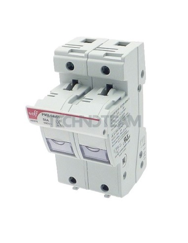 Base portafusibile 14x51 690VAC 750VDC IEC 750V AC UL 1+N