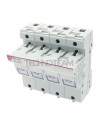 Fuse holder 14x51 690VAC 750VDC IEC 750V AC UL 4poles