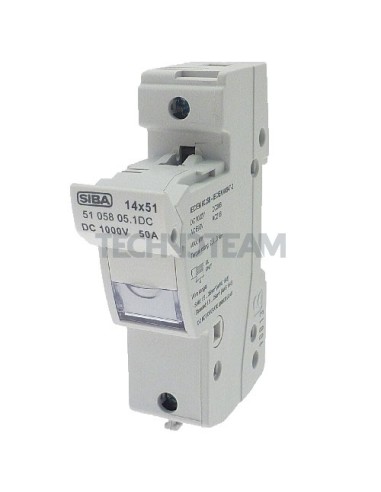 Portafusibile 14x51 1000VDC 1P