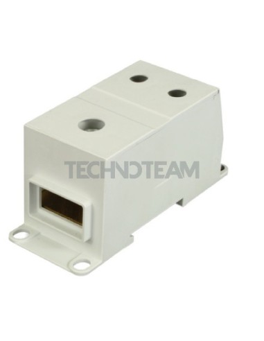 Distribution block 1pole IN:1x(25x10mm) OUT:2x(120mm2) Cu
