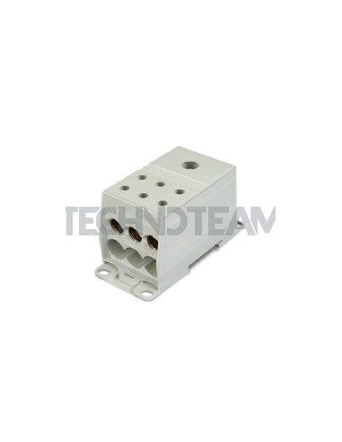 Distribution block 1pole IN:1x(240mm2) OUT:6x(50mm2) Cu