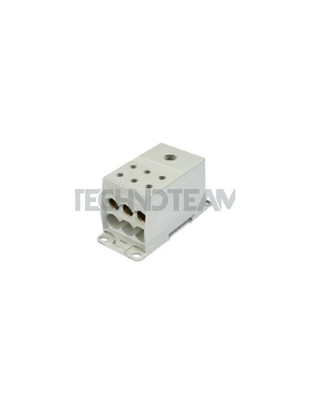 Distribution block 1pole IN:1x(240mm2) OUT:6x(50mm2) Cu