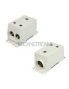 Blocco di distribuz.1polo IN:1x(240mm2) OUT:2x(120mm2) Cu
