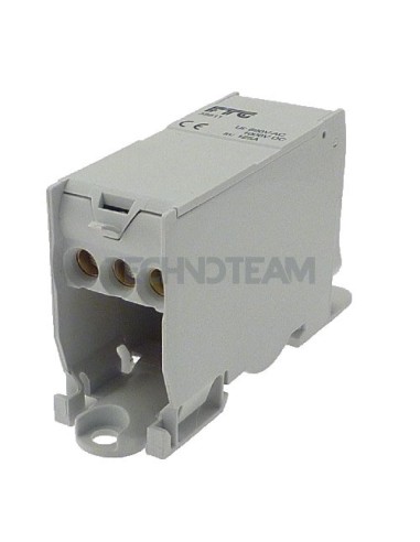 Blocco 1polo IN:1x(35mm2) OUT:2x(25mm2)6x(16mm2) Cu