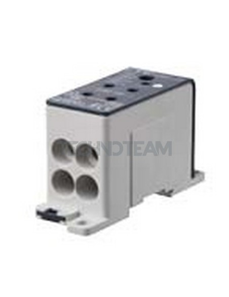 Blocco di distribuz.1polo IN:1x(70mm2) OUT:4x(35mm2) Al