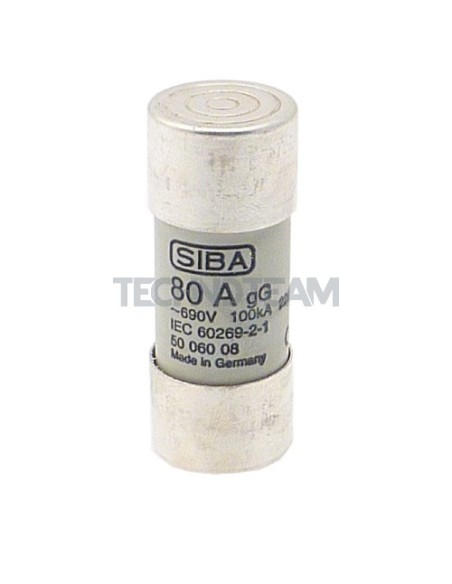 Fuse 22x58 690VAC gG 80A IEC - 500VAC gR 63A UL