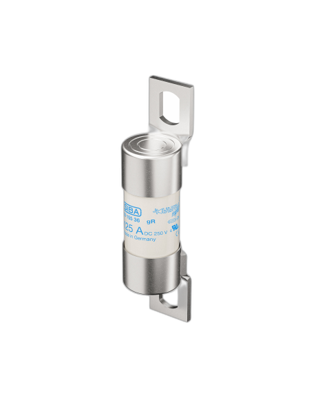 Fusibile 22x58 con terminale 80mm 250V DC gBat/gR 63A