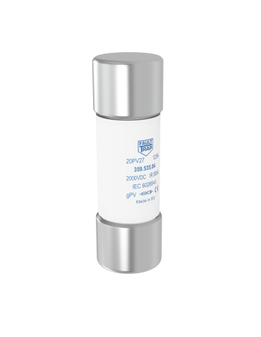 20PV27 - Fusibile 2000VDC gPV 27x85mm 70A