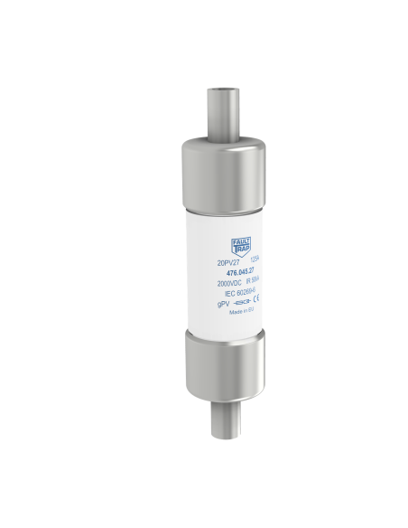 20PV27 - Fusibile 2000VDC gPV 27x85mm inline rame 4AWG 125A