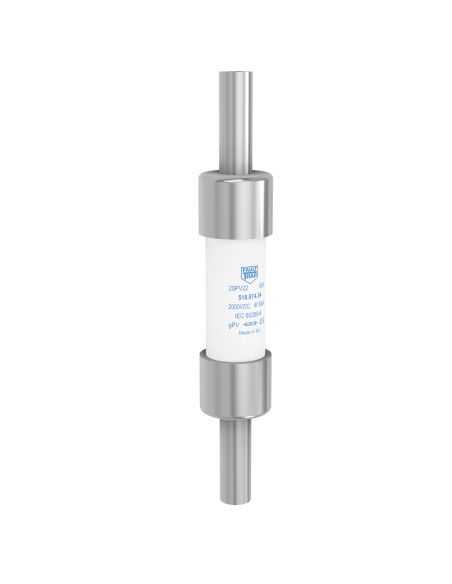 20PV22 - Fusibile 2000V DC 22x85mm gPV in-line alluminio 65A