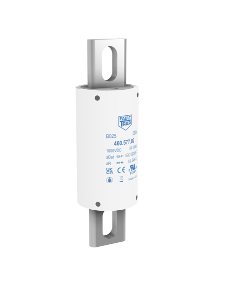 B025 - Fusibile 1000VDC aBat 63A - 100,3mm - Tin Plated