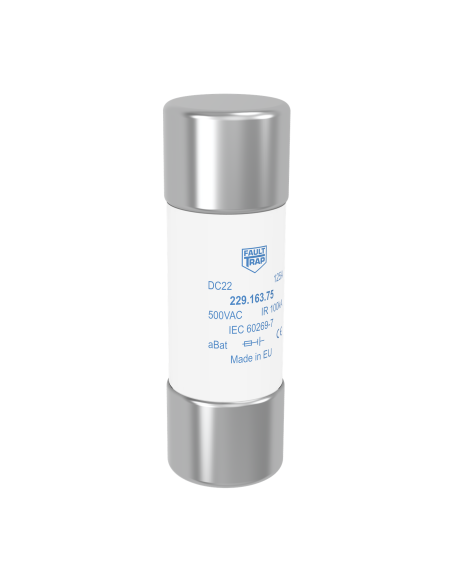 DC22 - Fusibile 1000VDC aBat 22x65mm 100A