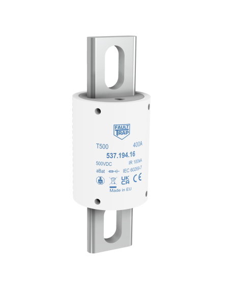 T500 - Fuse 500VDC aBat d:38mm axial 80mm 300A