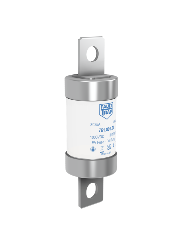 Z025A - Fusibile per automotive 1000V DC EV-full range 200A 37x123mm terminali assiali, interasse 100mm